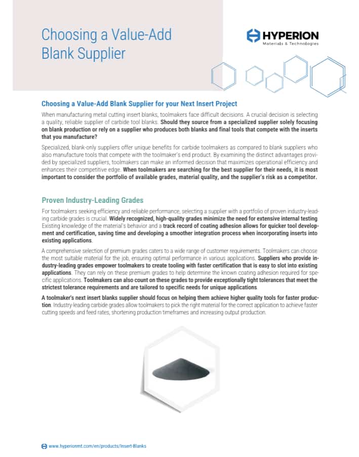 Choosing the Right Blank Supplier